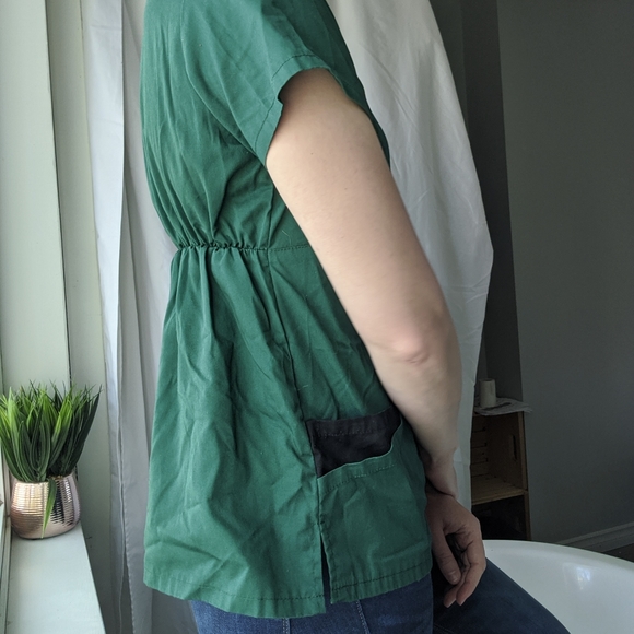 3/$30 Empire Waist Fitted Scrub Top - Picture 4 of 6